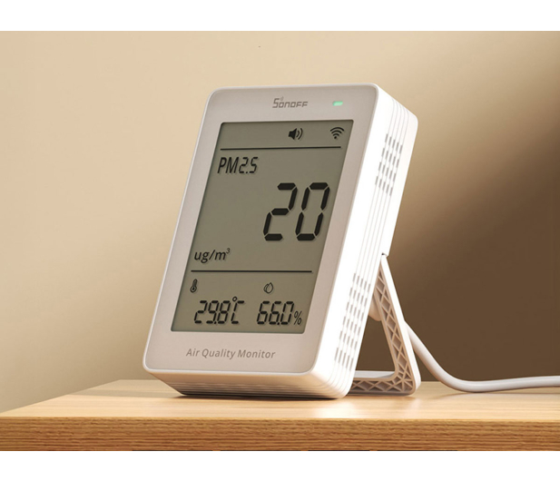 Sonoff Miernik jakości powietrza WiFi LCD AirGuard PM2.5 SAWF-07P - 1534493 - zdjęcie 5